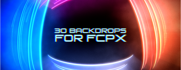 Electric Nightlife Backdrops for FCPX