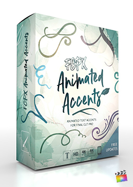 Final Cut Pro X Plugin FCPX Animated Accents from Pixel Film Studios